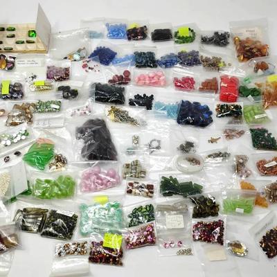 Multicolored Small Stones, Beads & More 