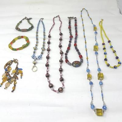 Glass & Plastic Jewelry: Multicolor