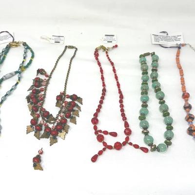 Vintage Glass & Plastic Jewelry 