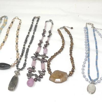 Natural Pearls with Pendants