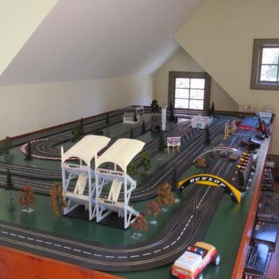Very large Slot Car Set - Table not included