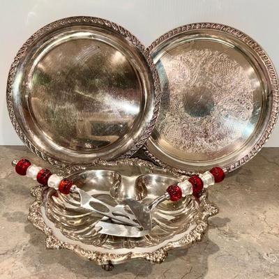 Murano Utensils make the season and the silver plate bright