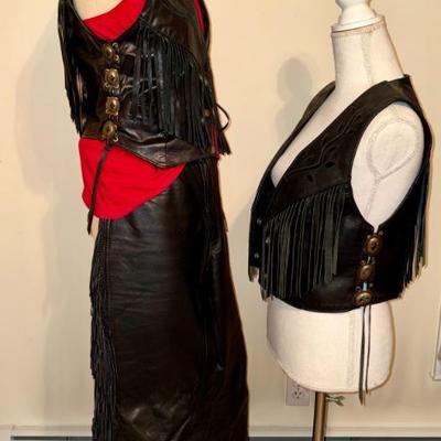 We have the leather…