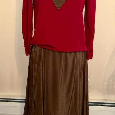 Skirt is a reversible wrap around 