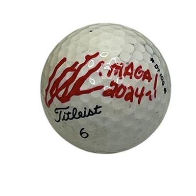 Lot 103   
Charlie Kirk Signed Golf Ball