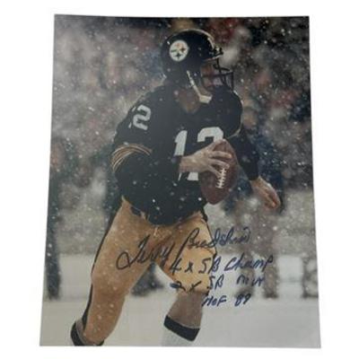 Lot 110   
Terry Bradshaw Signed 8x10" Photo