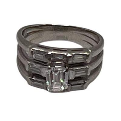 Lot 145   14K 5.8 Gram 1 1/2 Carat Ring Size 6