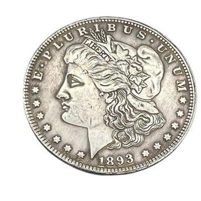 Lot 001  
1893 Silver Morgan Dollar
