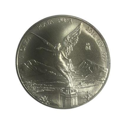 Lot 032   
2016 Mexico Libertad .999 Silver 2 oz Coin ~ Pristine