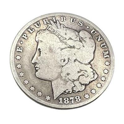 Lot 010  
1878 CC Silver Morgan Dollar
