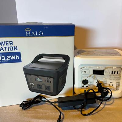 HALO Power Station – 403.2Wh Portable Backup Power Supply – With Accessories & Original Box