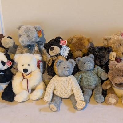Large Collection of Plush Bears – GUND, Trinity Caregivers, Yomiko “Hunny Bear,” Pandas & More