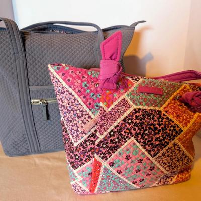 Vera Bradley Quilted Tote Bags (2)