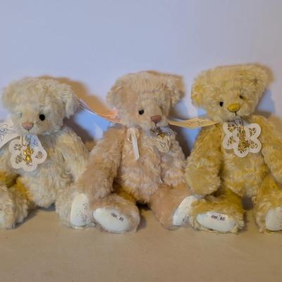 Set of 3 Patty Duke Signature Collection Mohair Bears – Limited Edition