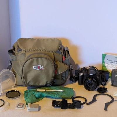 Canon PowerShot SX30 IS Digital Camera Bundle – Lots of Extras!