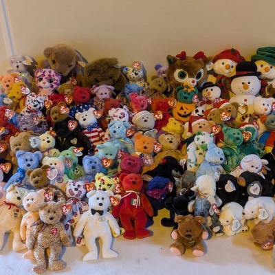 Huge Collection of TY Beanie Babies & Beanie Buddies – Holidays, Seasons, Bears, Animals & More