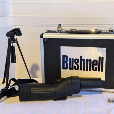 Bushnell Spotting Scope Set w/ Hard Case, Tripod & Strap