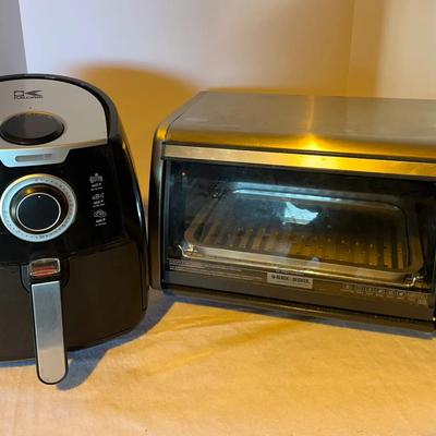 Kalorik Air Fryer + Black+Decker Convection Toaster Oven