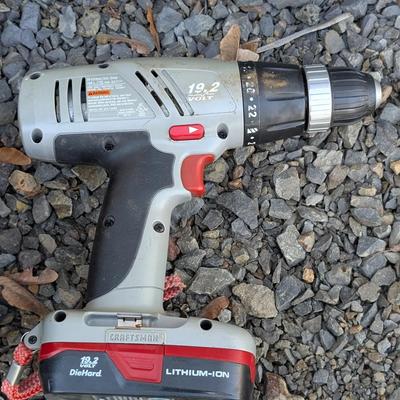 Craftsman 19.2V Cordless Drill/Driver With DieHard Lithium-Ion Battery & Charger
