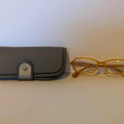 ✨ Emporio Armani EA3009 Designer Eyeglasses – Golden Frames – 52-16-135 – With Armani Case ✨