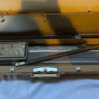 Brother Knitting Machine & Ribbing Attachment Set – Vintage, Complete in Cases with Tools & Manuals