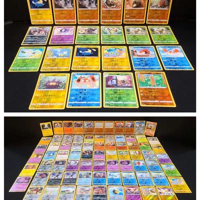 2019–2020 Pokémon Trading Cards Featuring Pikachu, Drilbur & Wooloo