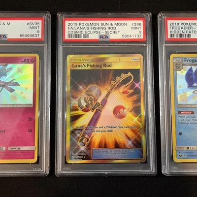 PSA-Graded Pokémon Card Showcase – Hidden Fates & Cosmic Eclipse Highlights
