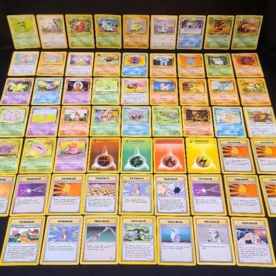 1995–1999 Pokémon Trading Card Collection Featuring Energy, Trainer & Pokémon Cards