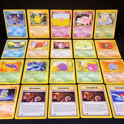 1995, 1996 & 1998 1st Edition Pokémon Trading Card Collection