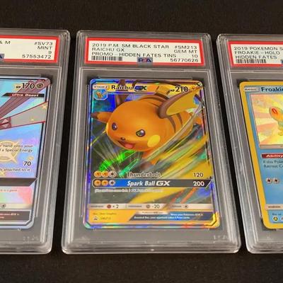 PSA-Graded Hidden Fates Pokémon Card Collection