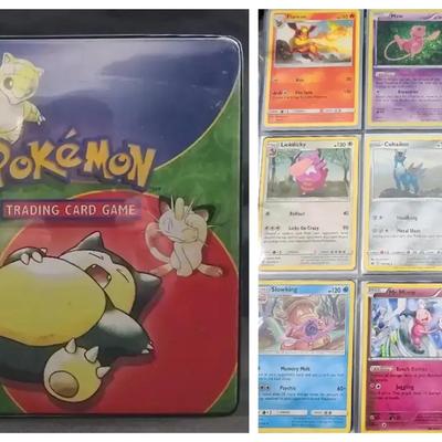 2017–2025 Pokémon Trading Card Binder Featuring Mew, Flareon & Zygarde