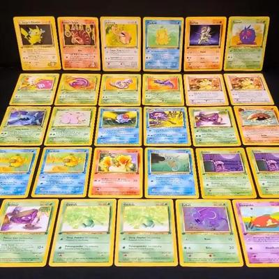 Early 1st Edition Pokémon Cards – Lt. Surge’s Pikachu, Goldeen, Venonat, Shellder + More