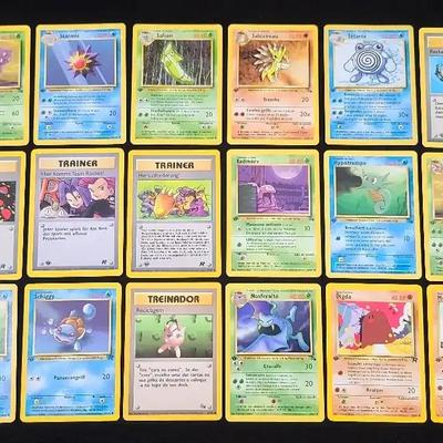 Rare Foreign-Language Pokémon Cards – 1995–1998 Lot with Smogogo, Schiggy, Safcon & More