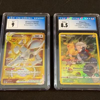 Graded Pokémon Trainer & VSTAR Collection featuring Arceus Gold VSTAR