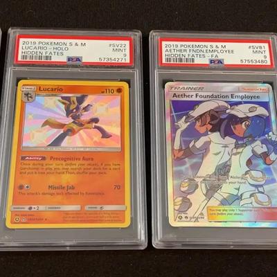 PSA-Graded Hidden Fates Collection Featuring Starmie GX & Shiny Vault Favorites