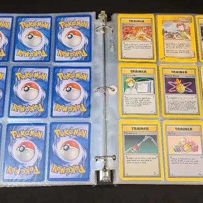 1995–2007 Pokémon Trading Cards Binder Collection – Trainer & Fossil Cards