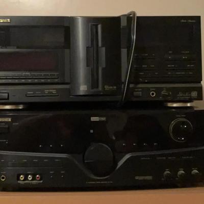 Fisher CD Changer And Sound Stage Amp - Studio Standard