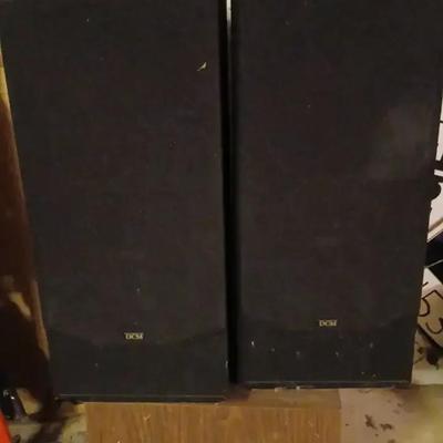 Pair Of DCM Speakers 