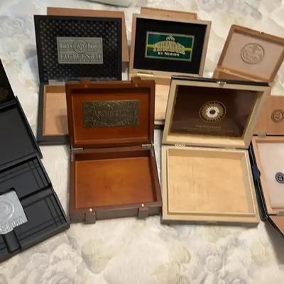Huge Lot Of 7 Cigar Boxes Vegas, Gurkha, Vega Fina+