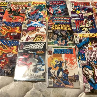 Lot Of 21 Assorted Marvel Comics