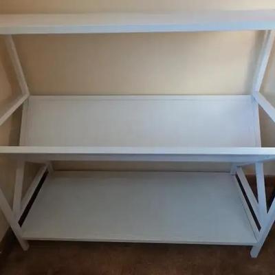 White Metal Book Shelf