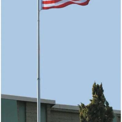 ONE STOP GARDENS 20 ft. Telescoping Flag Pole Kit