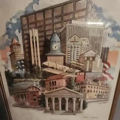 James Connor "Dayton" rare print signed & numbered