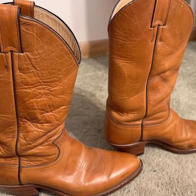 Justin Leather Boots 10.5 D