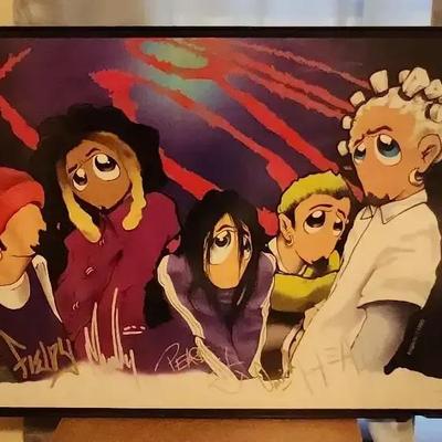 90s Y2K Anime Korn Poster