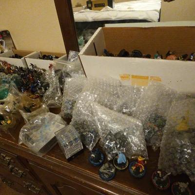 Large Mixed Lot of HeroClix Figures by WizKids