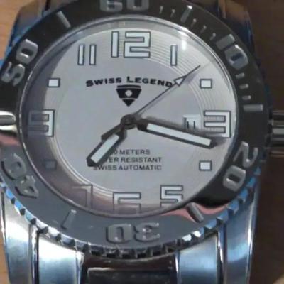 Swiss Legend Commander Men's Watch Silver