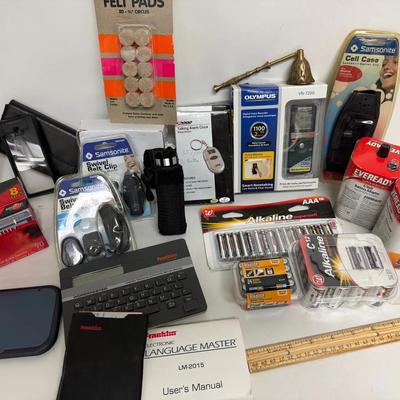 “Franklin” Language Master, Voice Recorder, Batteries and More