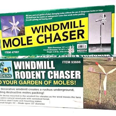 "One Stop Gardens" Windmill Mole Chaser #1
