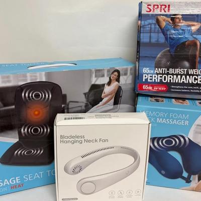 “HealthTouch” Massager, Performance Ball, & More